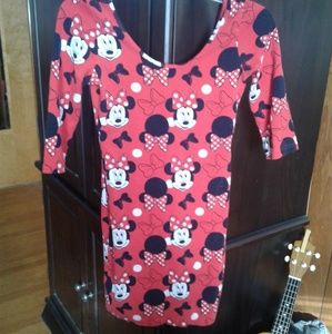 Minnie Mouse Fitted Dress